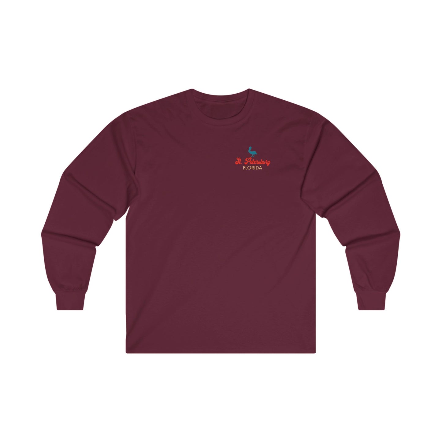 St Petersburg Retro Pelican Long Sleeve T-Shirt