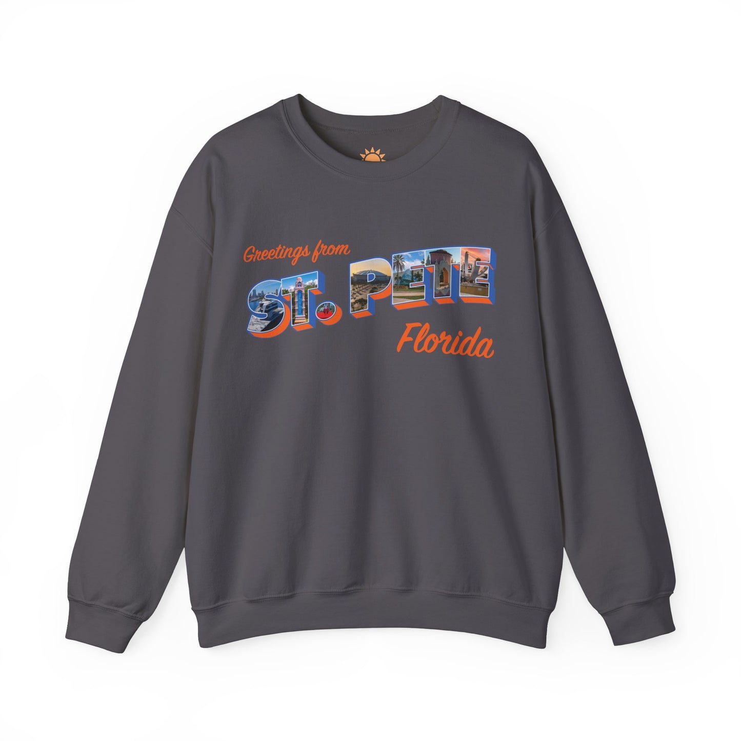 Postcard Greetings from St. Pete Crewneck Sweatshirt