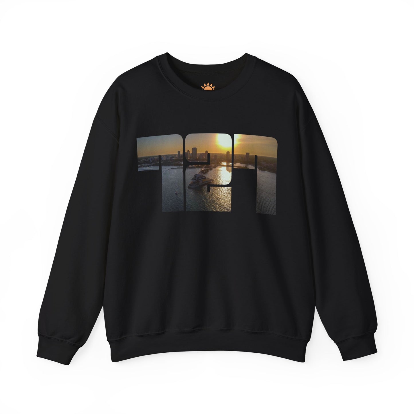 727 Sunset Pier Crewneck Sweatshirt