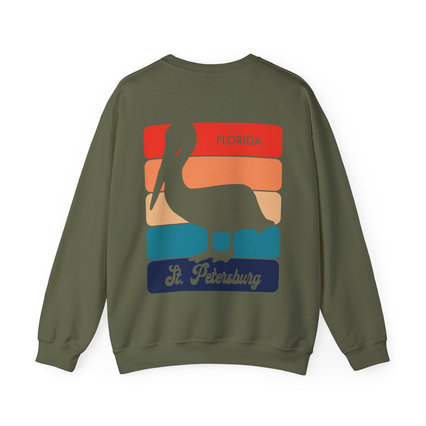 St Petersburg Pelican Crewneck Sweatshirt
