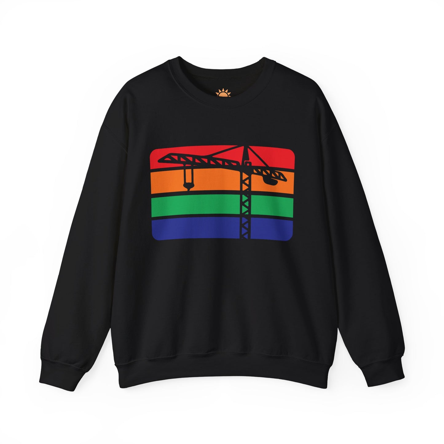 St. Pete Construction Crane Flag Crewneck Sweatshirt