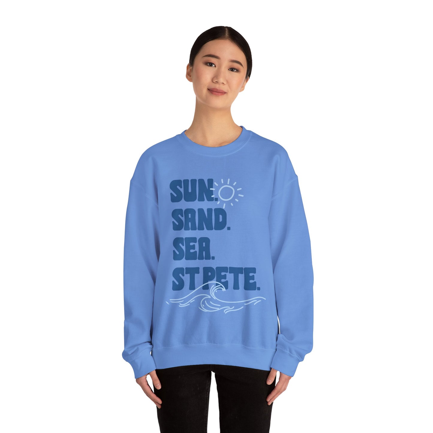 Sun Sand Sea St. Pete Crewneck Sweatshirt