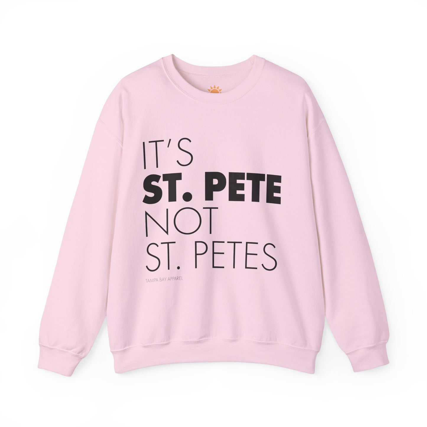 It's St. Pete not St. Petes Crewneck Sweatshirt
