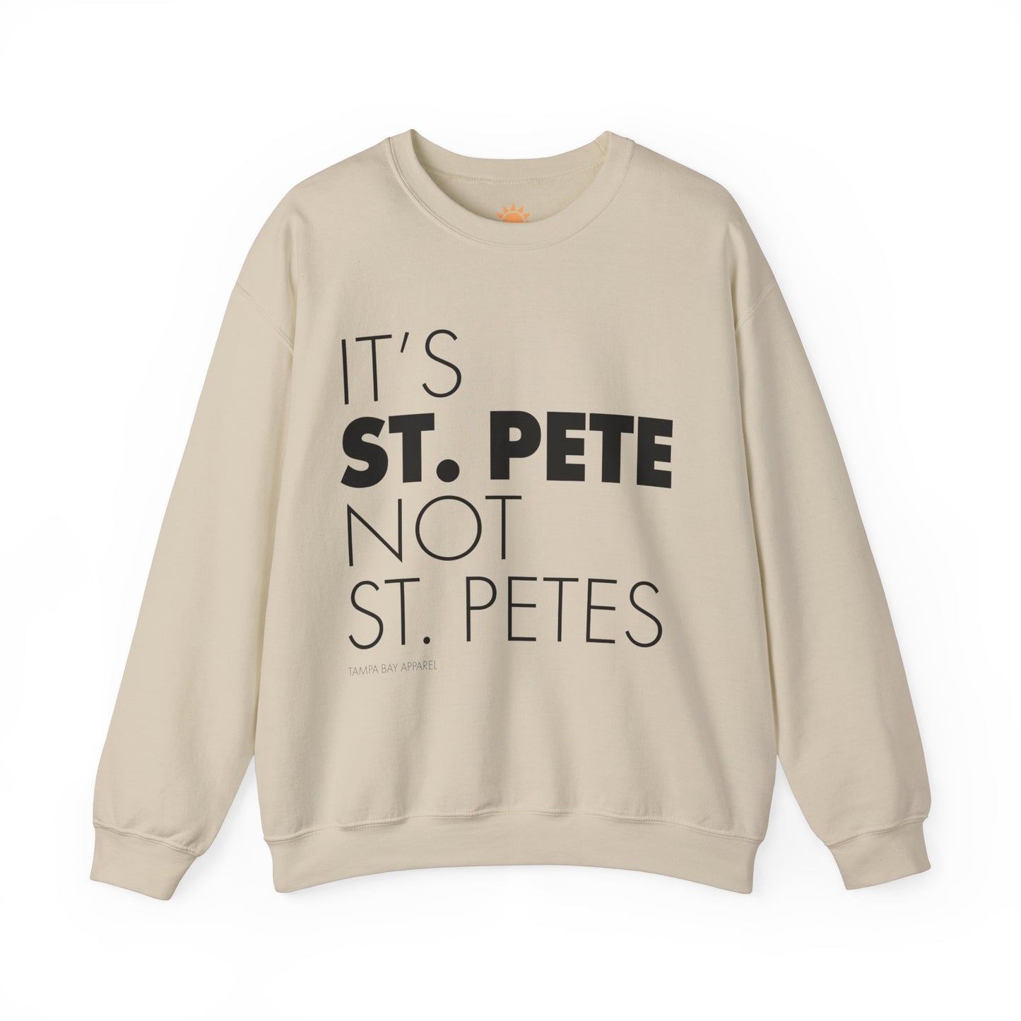 It's St. Pete not St. Petes Crewneck Sweatshirt