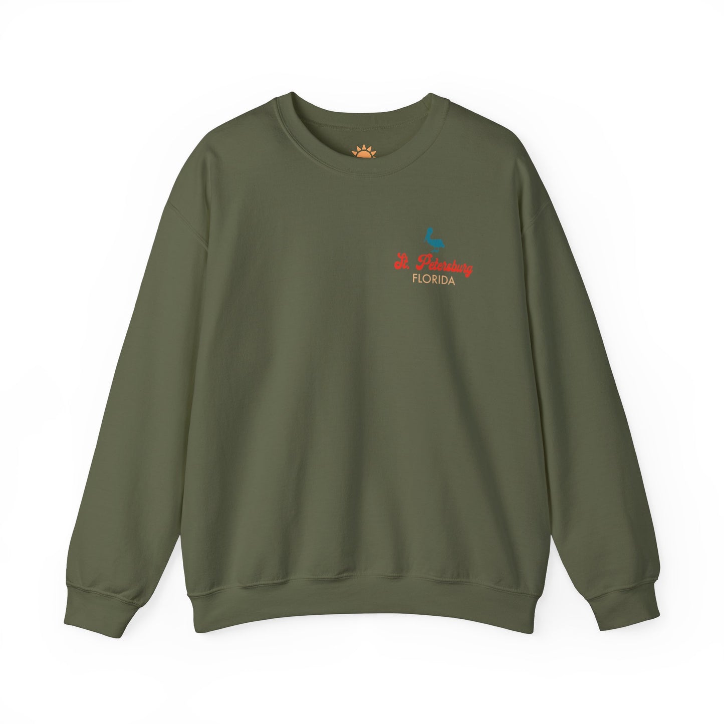 St Petersburg Pelican Crewneck Sweatshirt