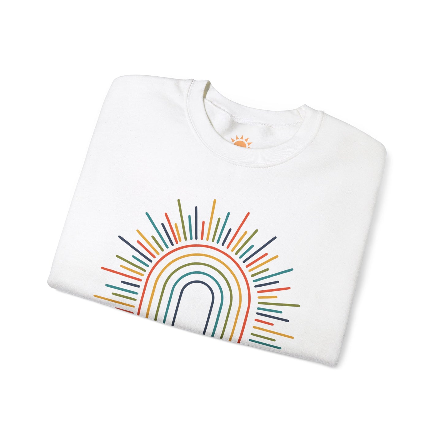 St Petersburg Radiant Rainbow Crewneck Sweatshirt