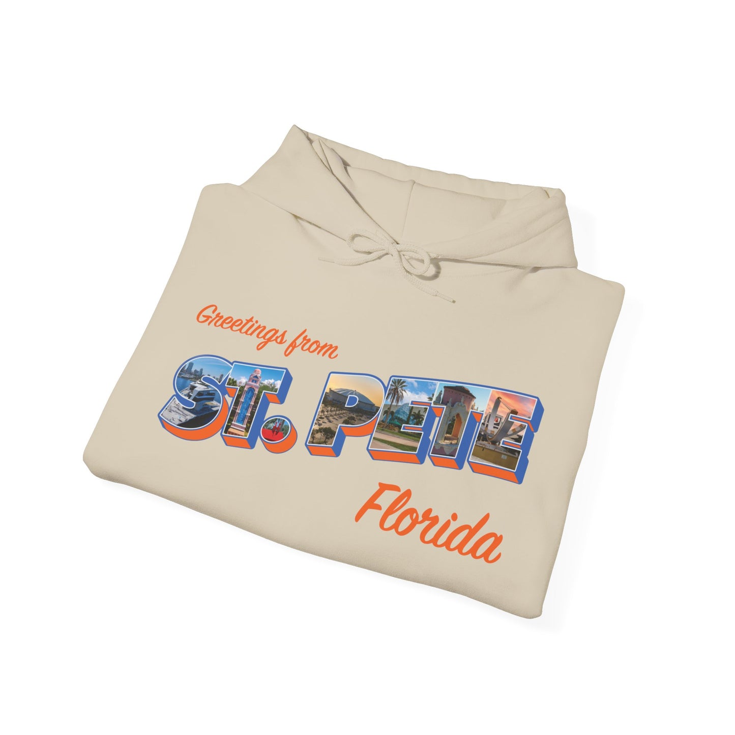 Greetings from St. Pete Postcard Hoodie