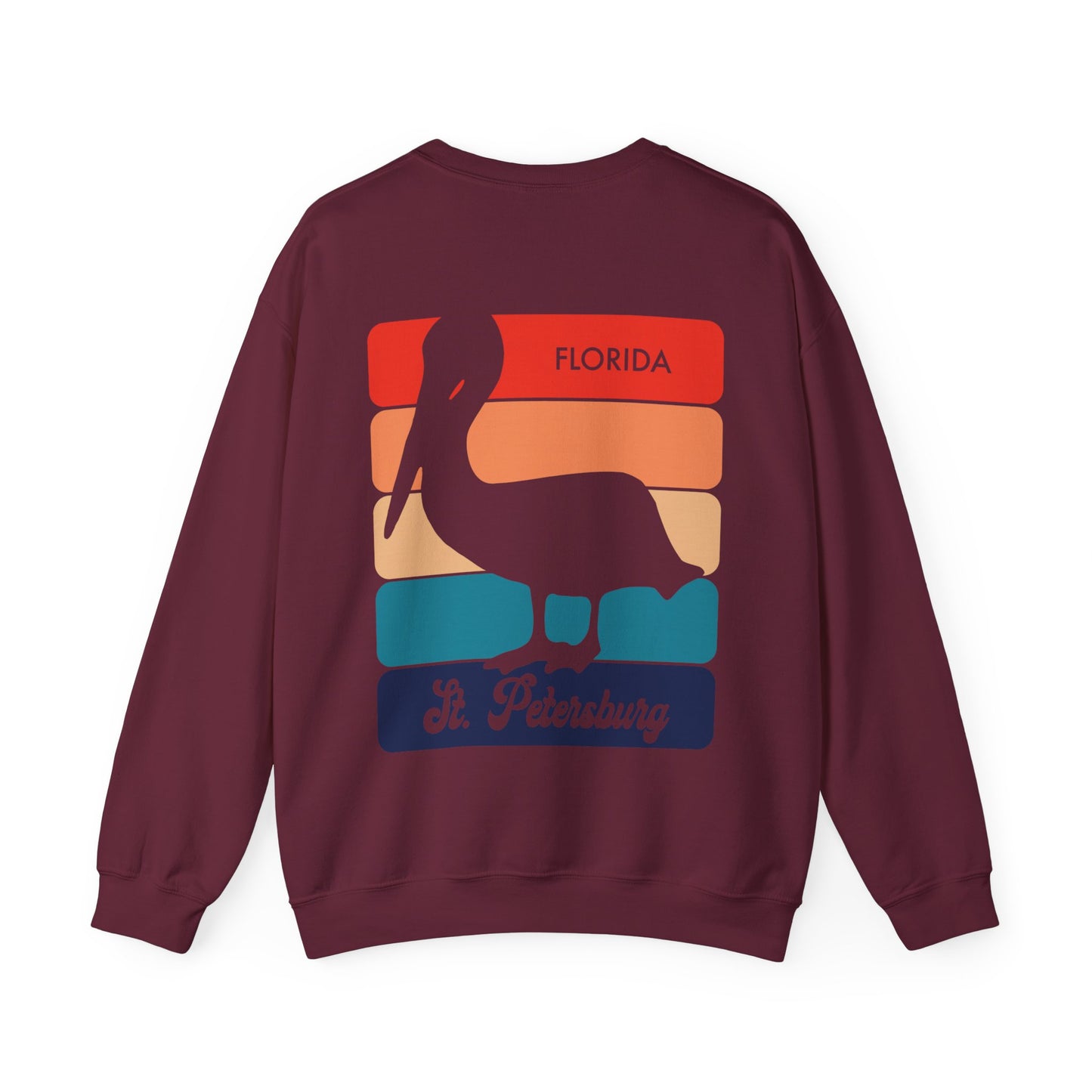 St Petersburg Pelican Crewneck Sweatshirt