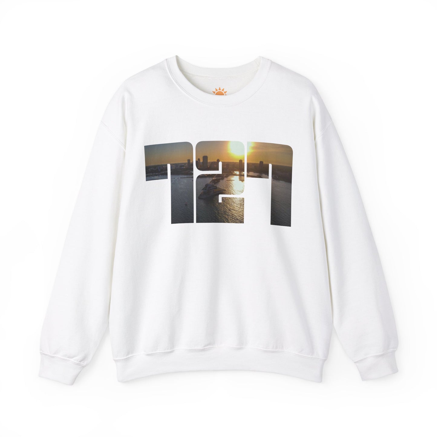 727 Sunset Pier Crewneck Sweatshirt