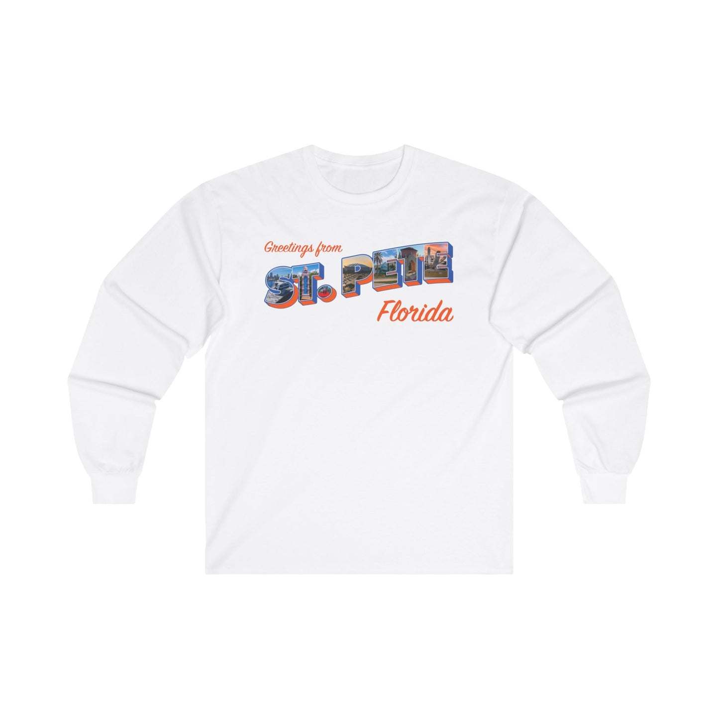 Postcard Greetings from St. Pete Long Sleeve T-Shirt