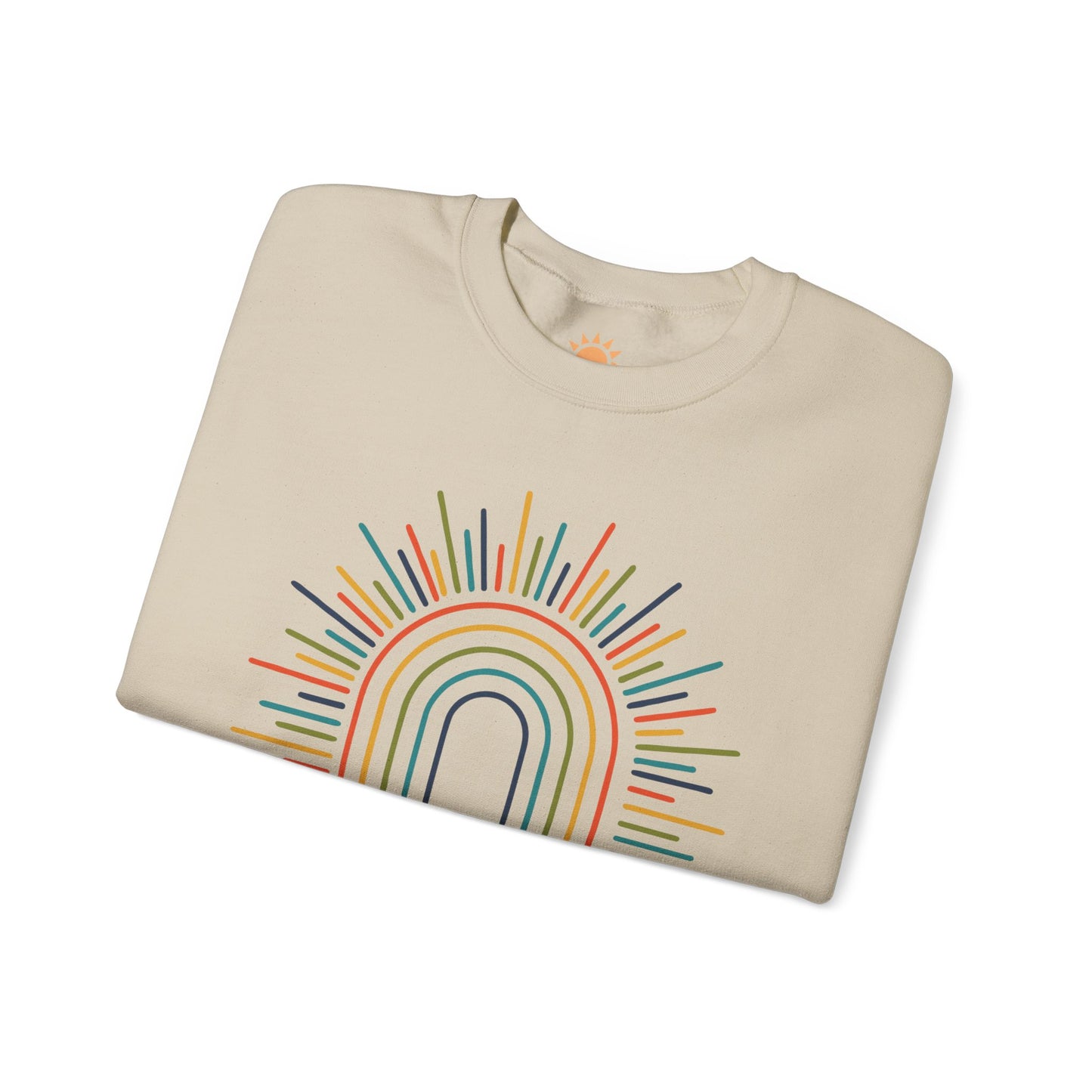 St Petersburg Radiant Rainbow Crewneck Sweatshirt