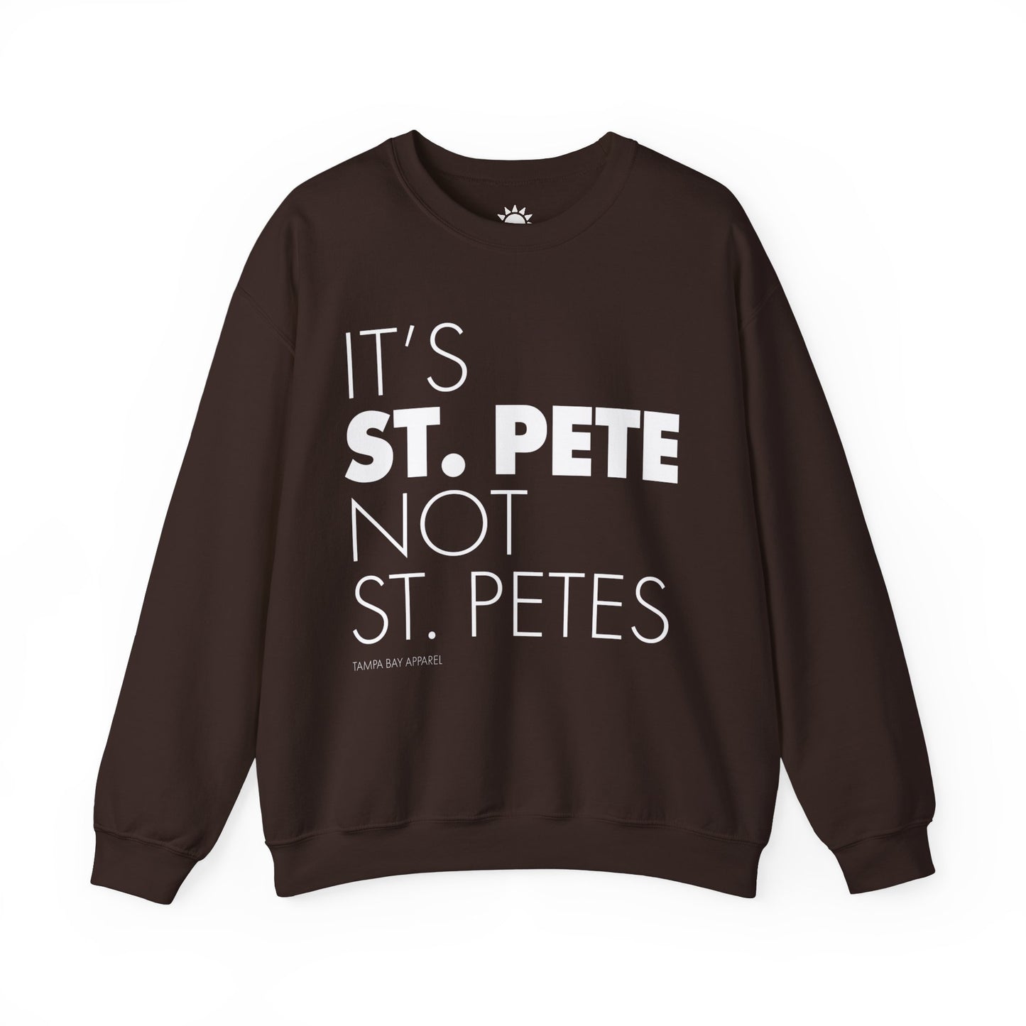 It's St. Pete not St. Petes Crewneck Sweatshirt