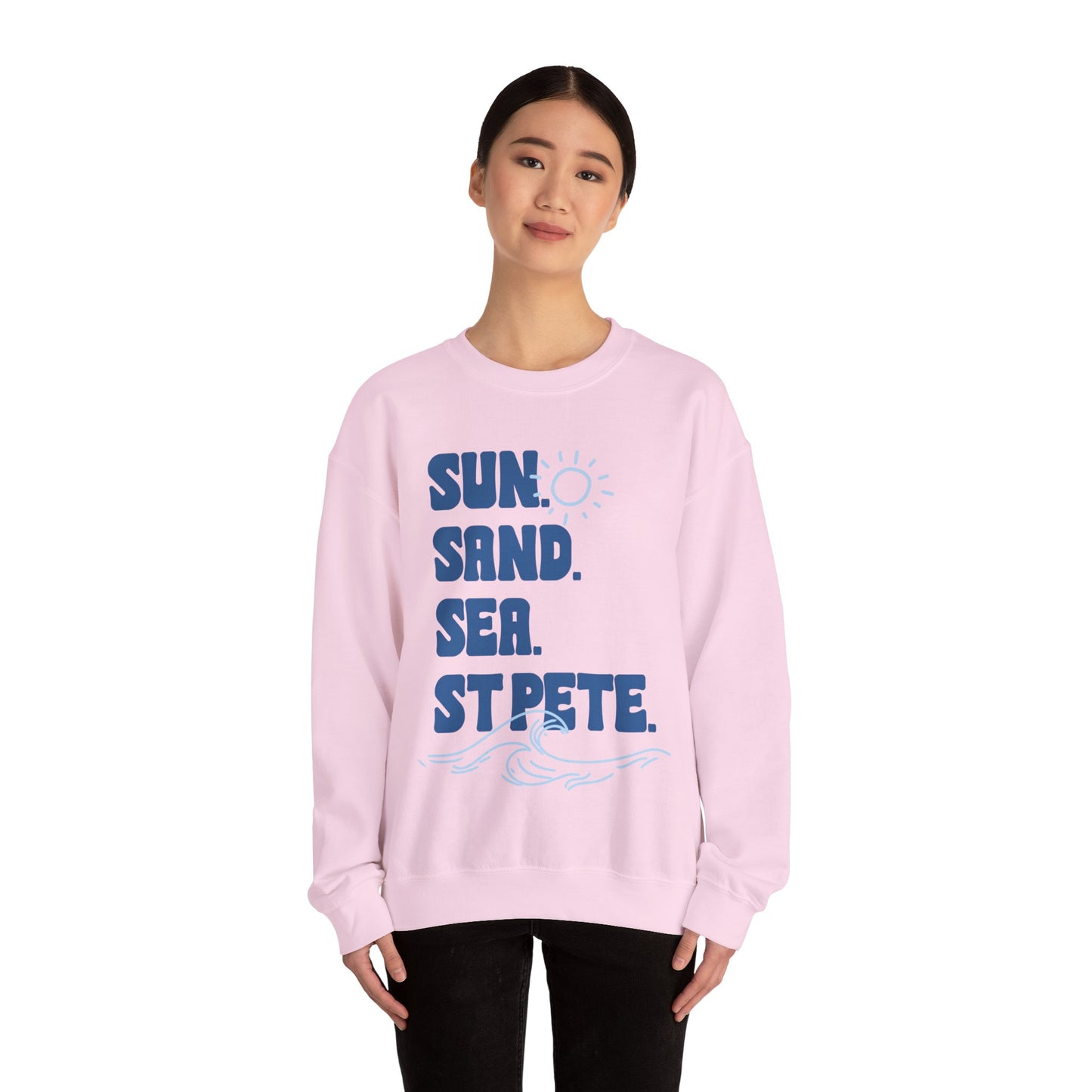 Sun Sand Sea St. Pete Crewneck Sweatshirt