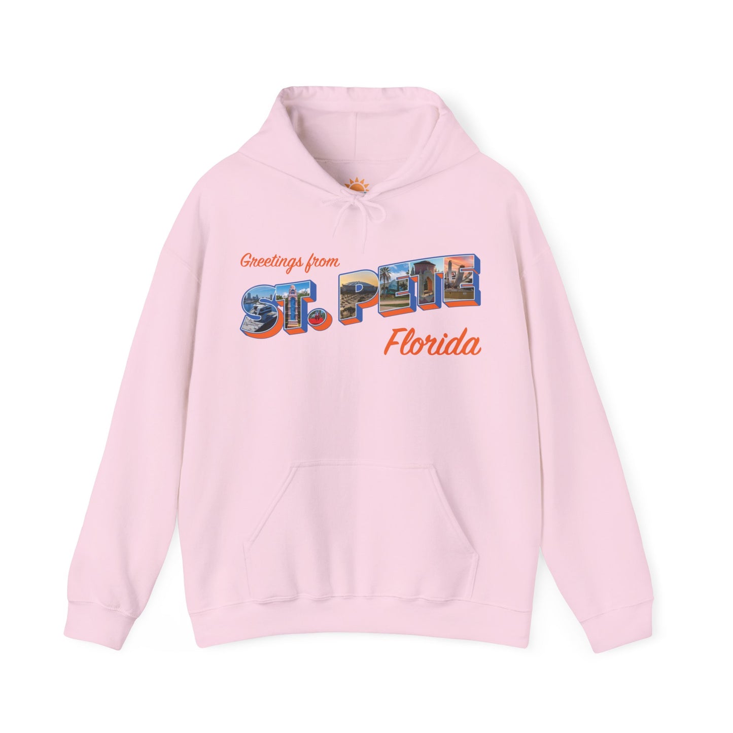Greetings from St. Pete Postcard Hoodie