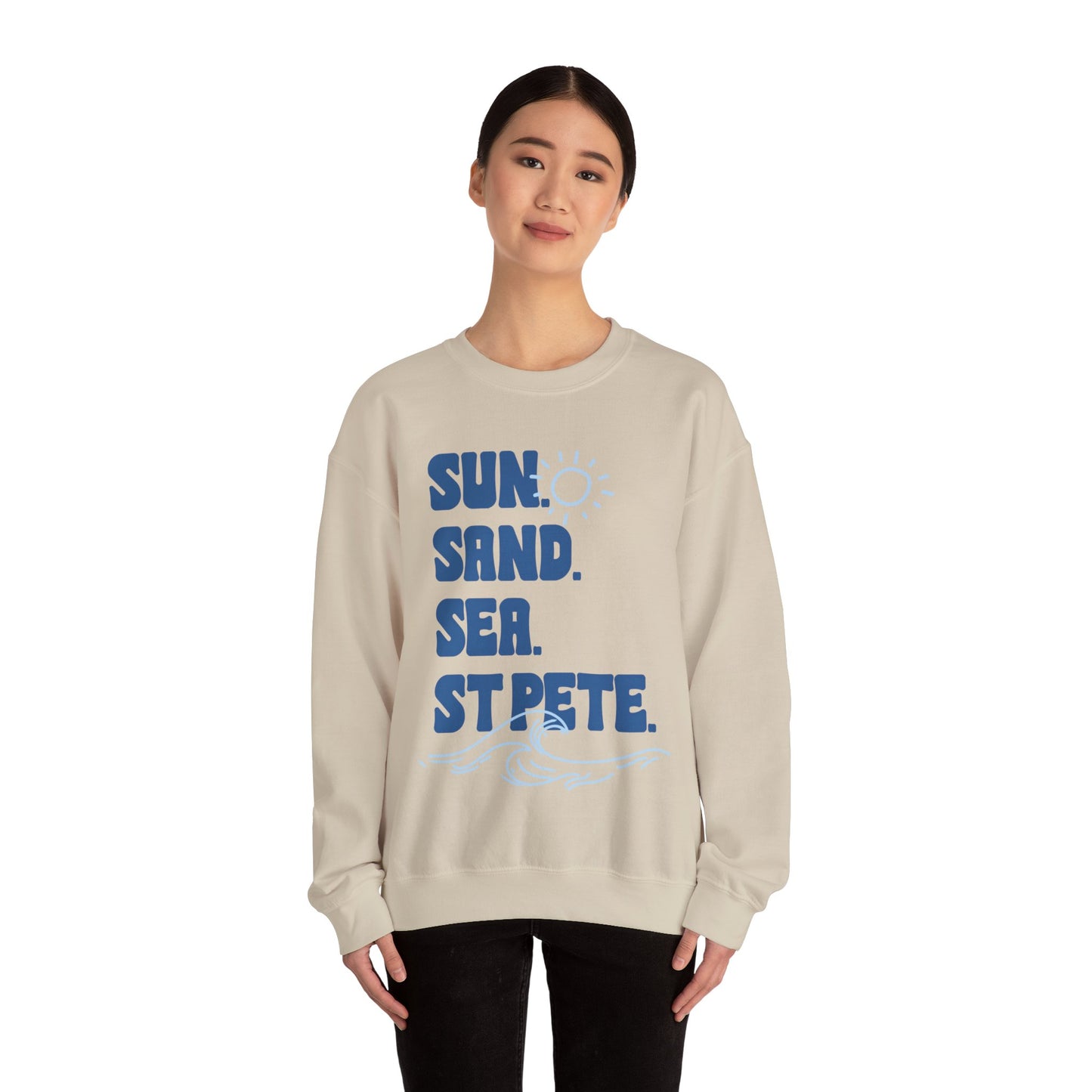 Sun Sand Sea St. Pete Crewneck Sweatshirt