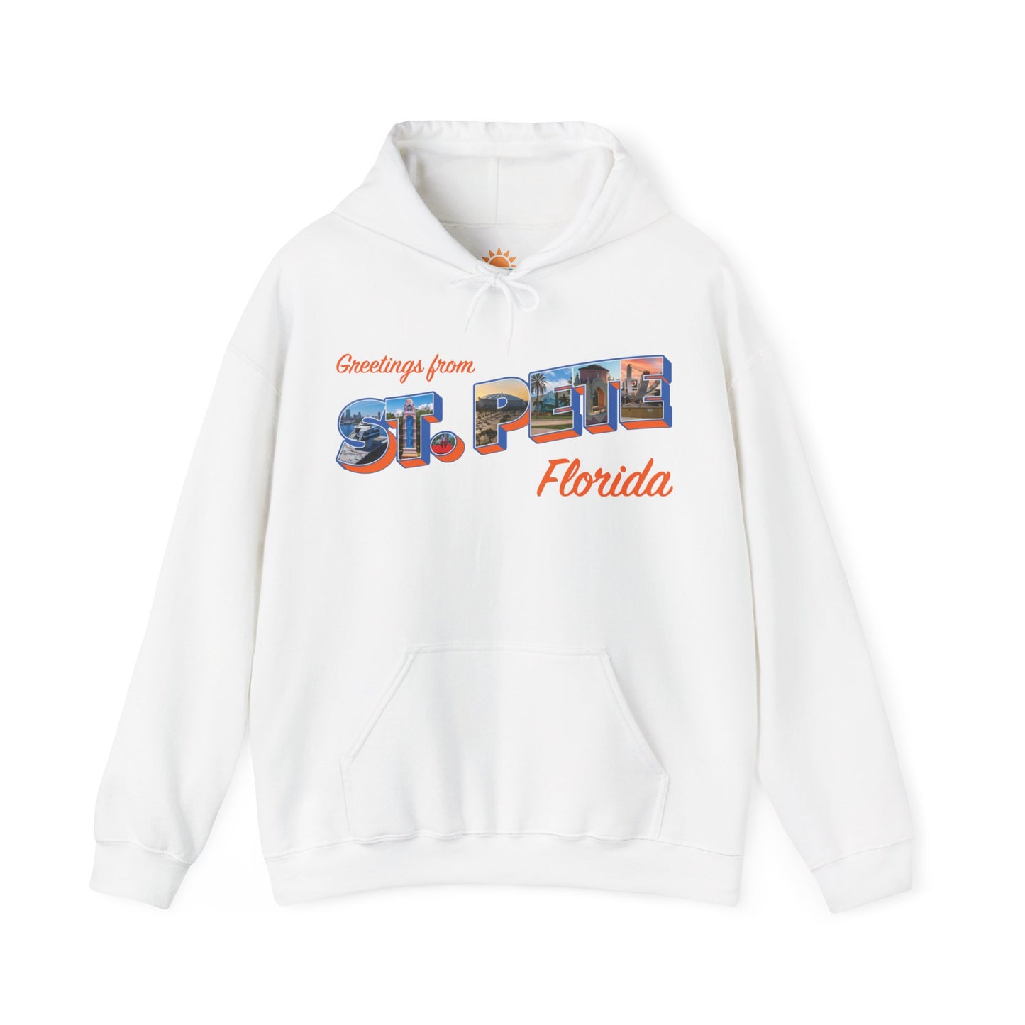 Greetings from St. Pete Postcard Hoodie