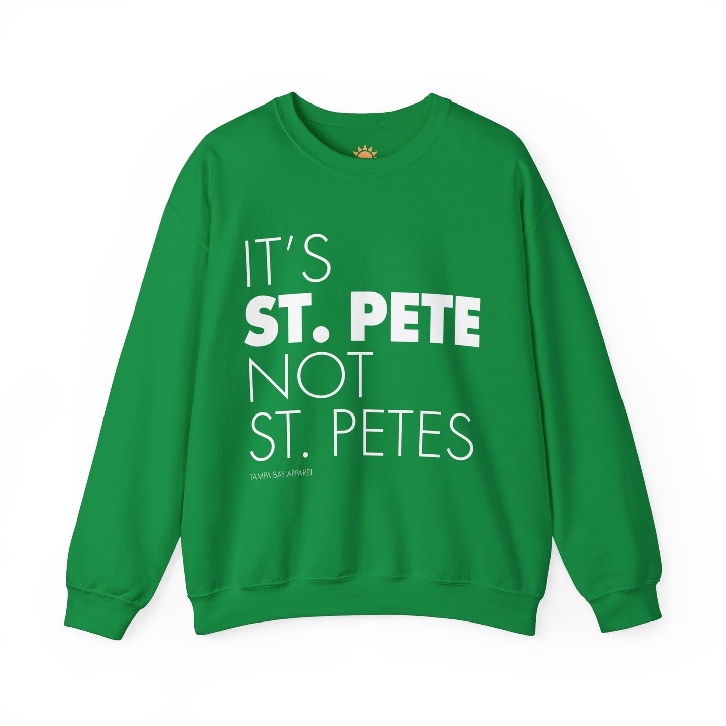 It's St. Pete not St. Petes Crewneck Sweatshirt