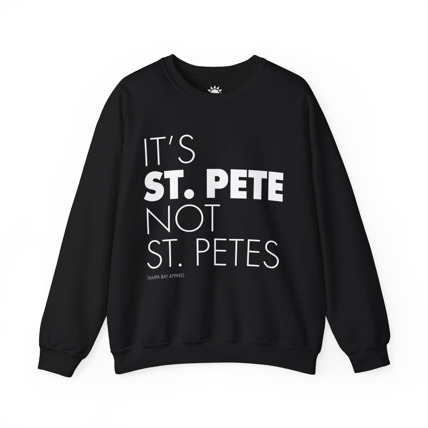 It's St. Pete not St. Petes Crewneck Sweatshirt