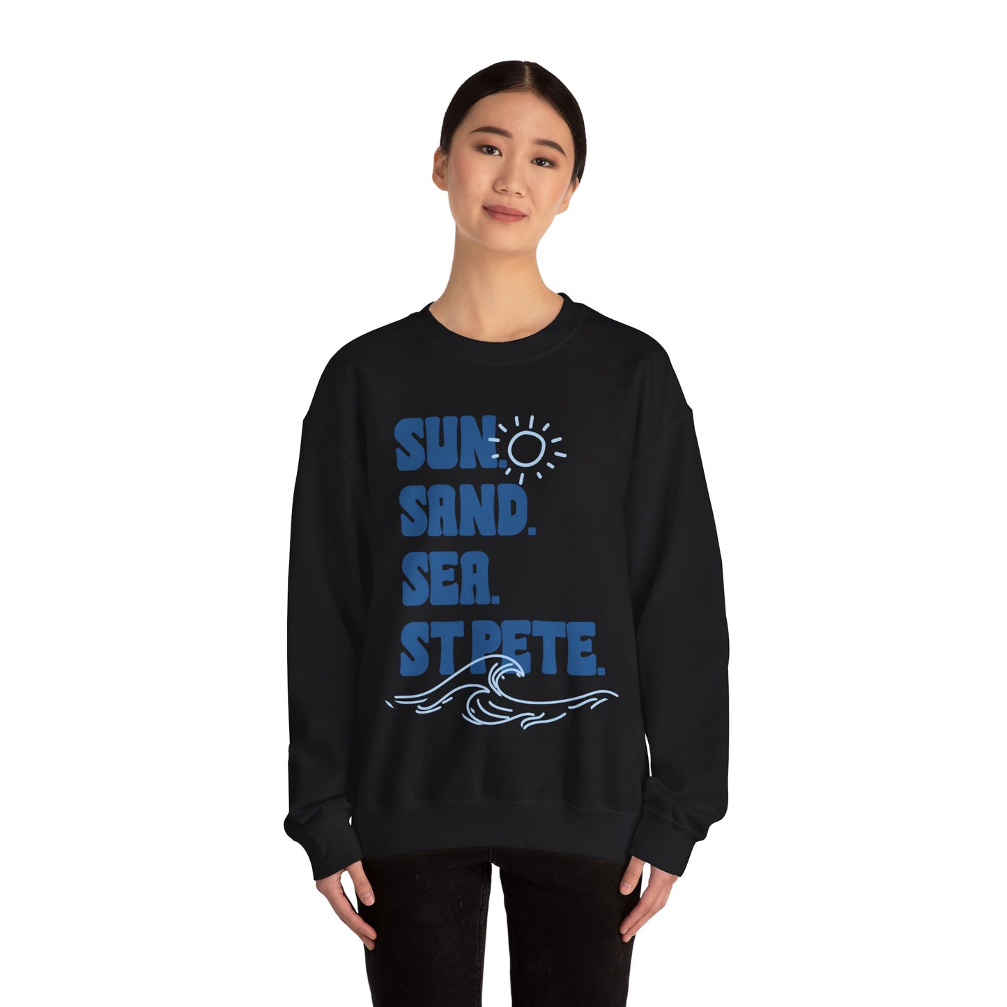 Sun Sand Sea St. Pete Crewneck Sweatshirt