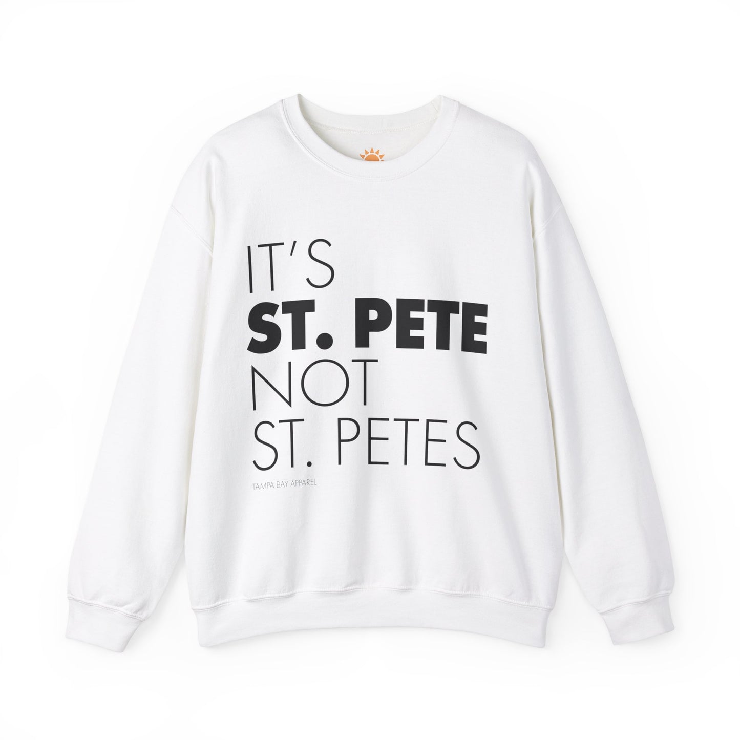It's St. Pete not St. Petes Crewneck Sweatshirt