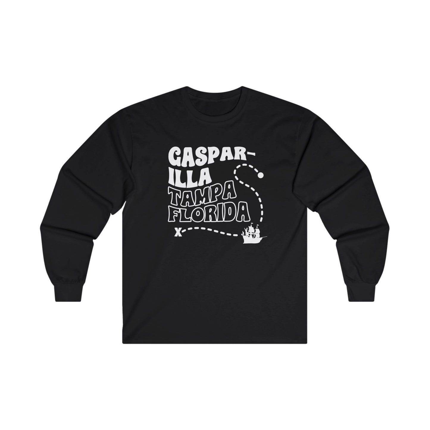 Gasparilla Map Long Sleeve T-Shirt