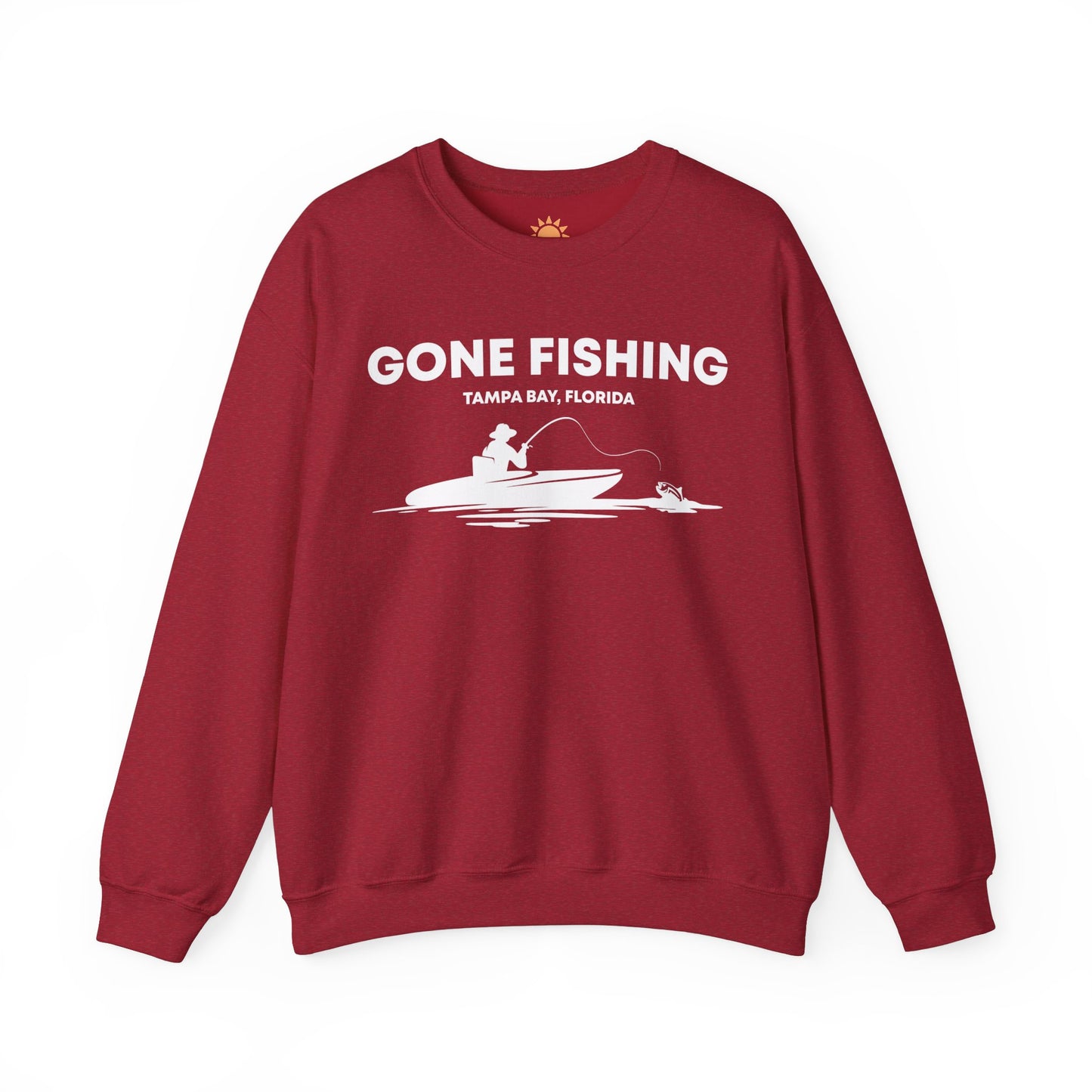 Gone Fishing Crewneck Sweatshirt