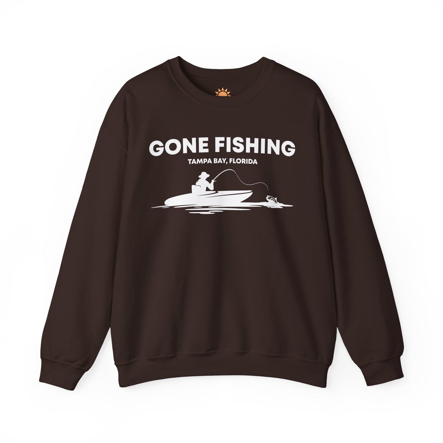 Gone Fishing Crewneck Sweatshirt