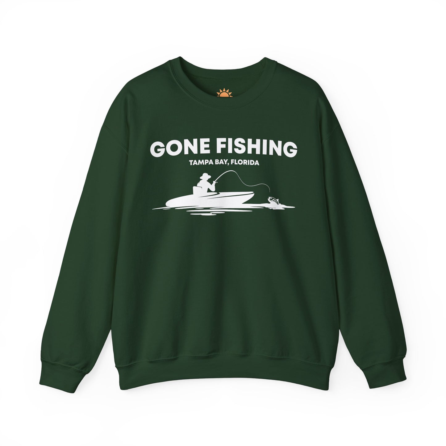 Gone Fishing Crewneck Sweatshirt