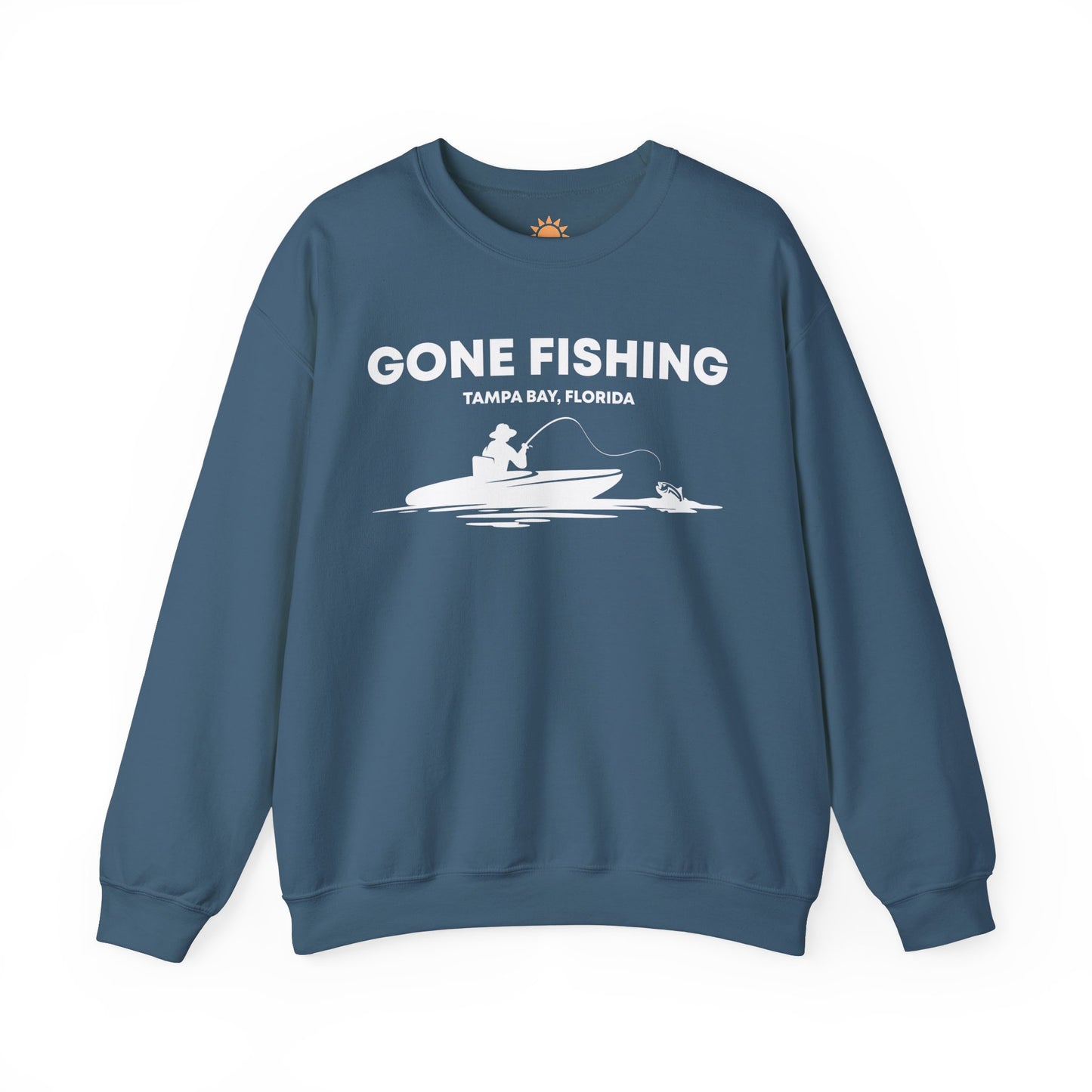 Gone Fishing Crewneck Sweatshirt