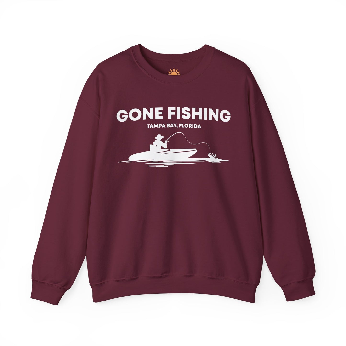 Gone Fishing Crewneck Sweatshirt