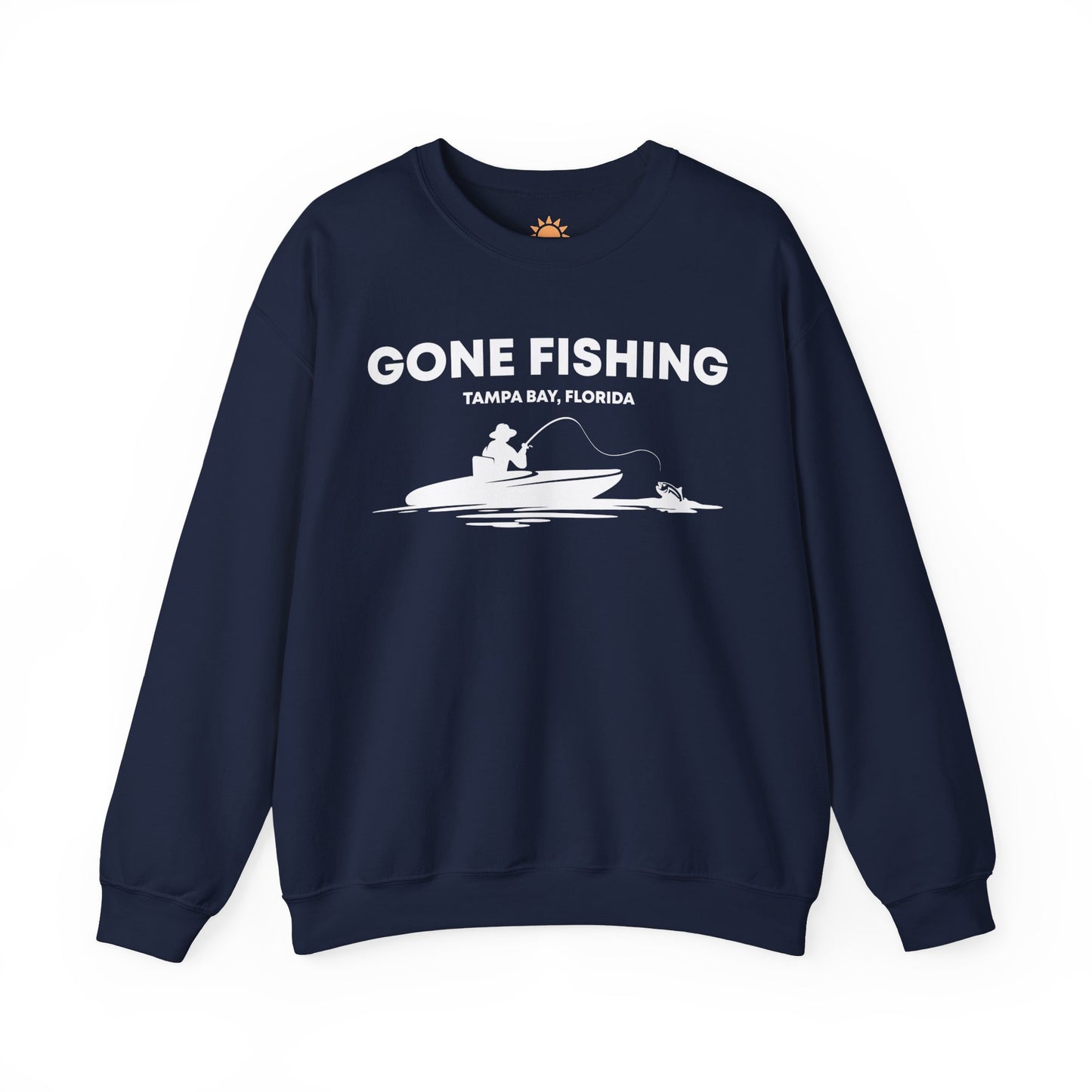 Gone Fishing Crewneck Sweatshirt