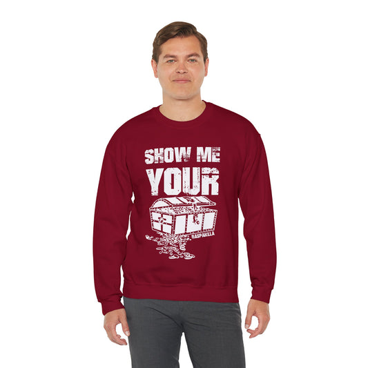 Show Me Your Treasure Chest Booty Crewneck Sweatshirt