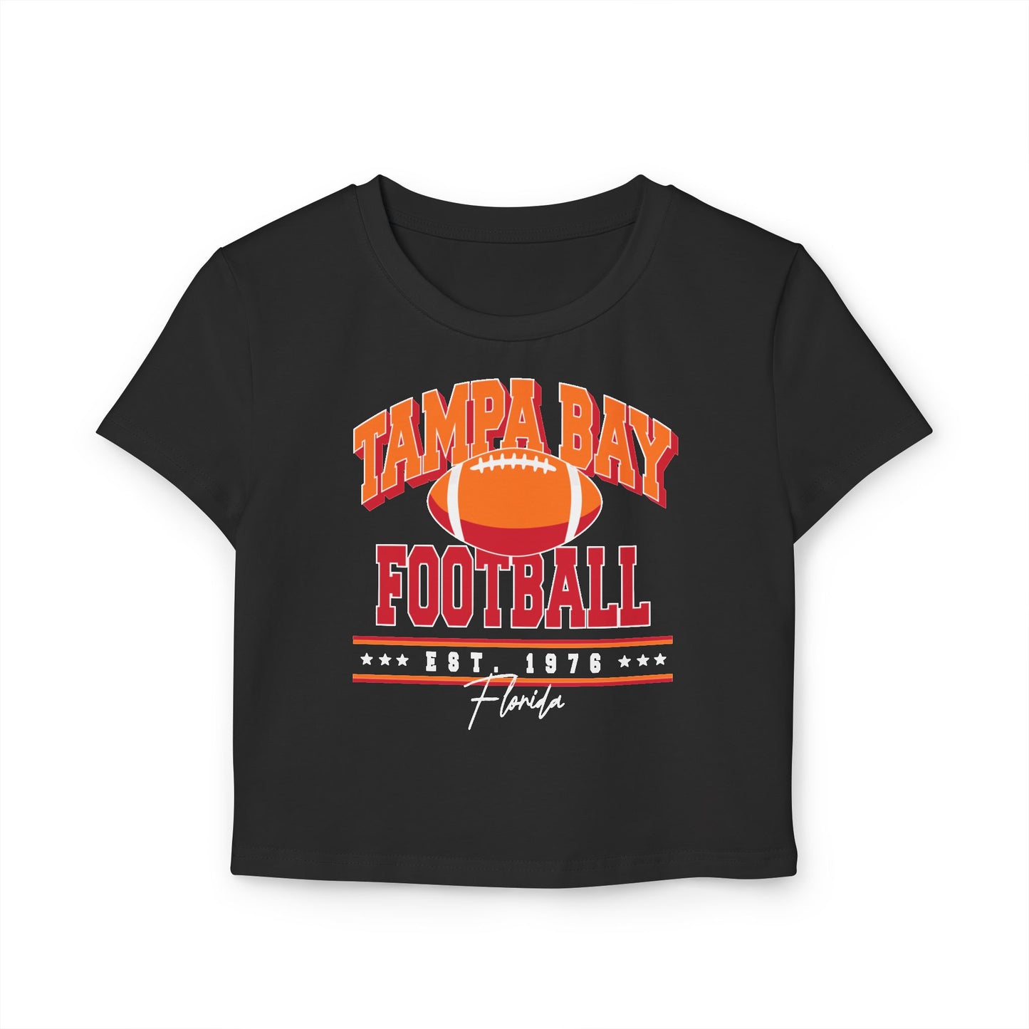 Tampa Bay Football Retro Crop Top