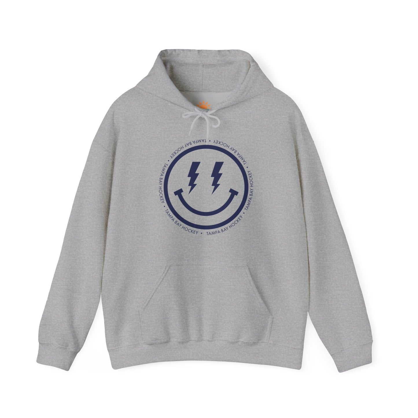 Lightning Bolt Smiley Face Hoodie