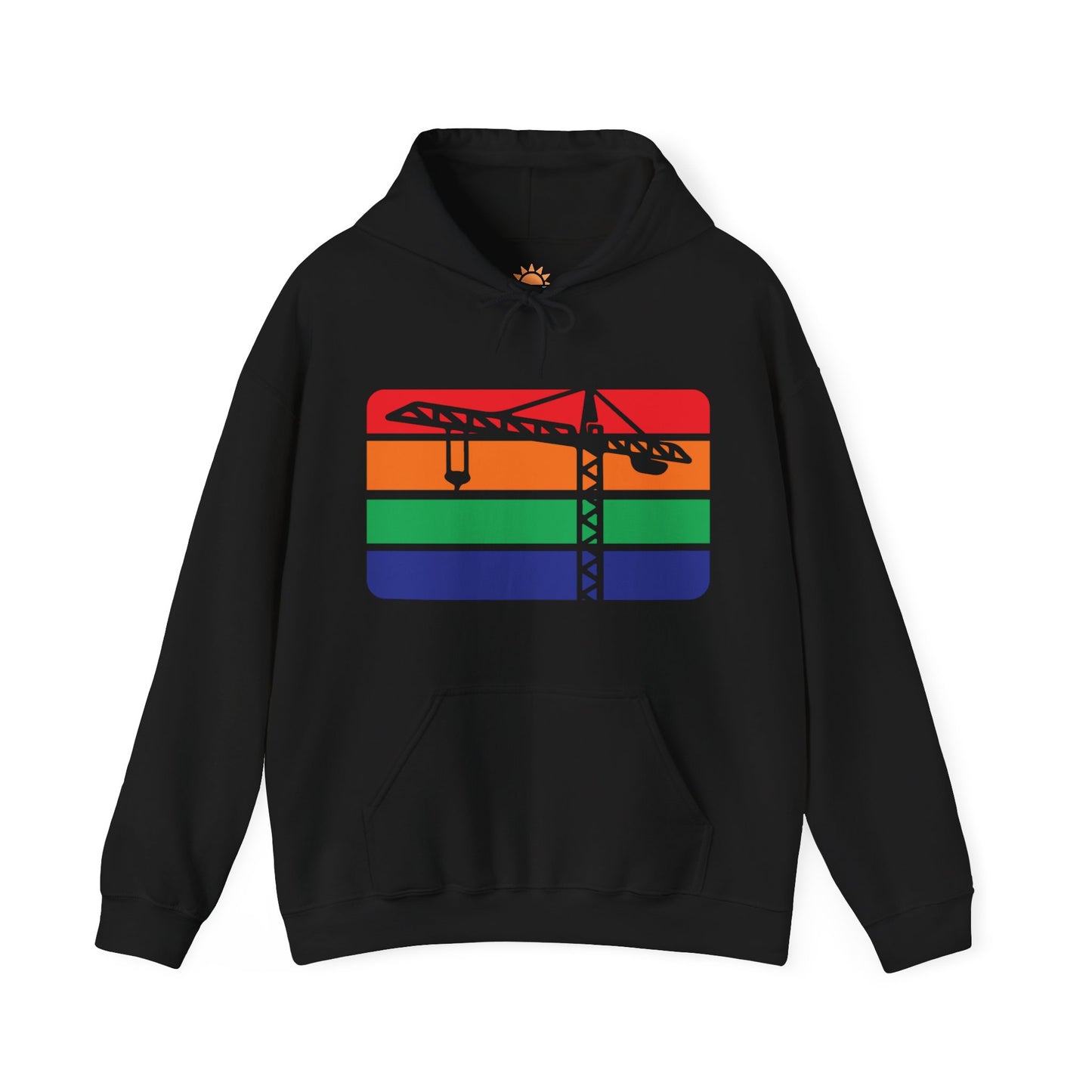 St. Pete Construction Crane Flag Hoodie