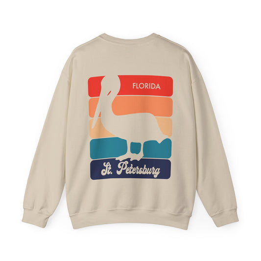 St Petersburg Pelican Crewneck Sweatshirt