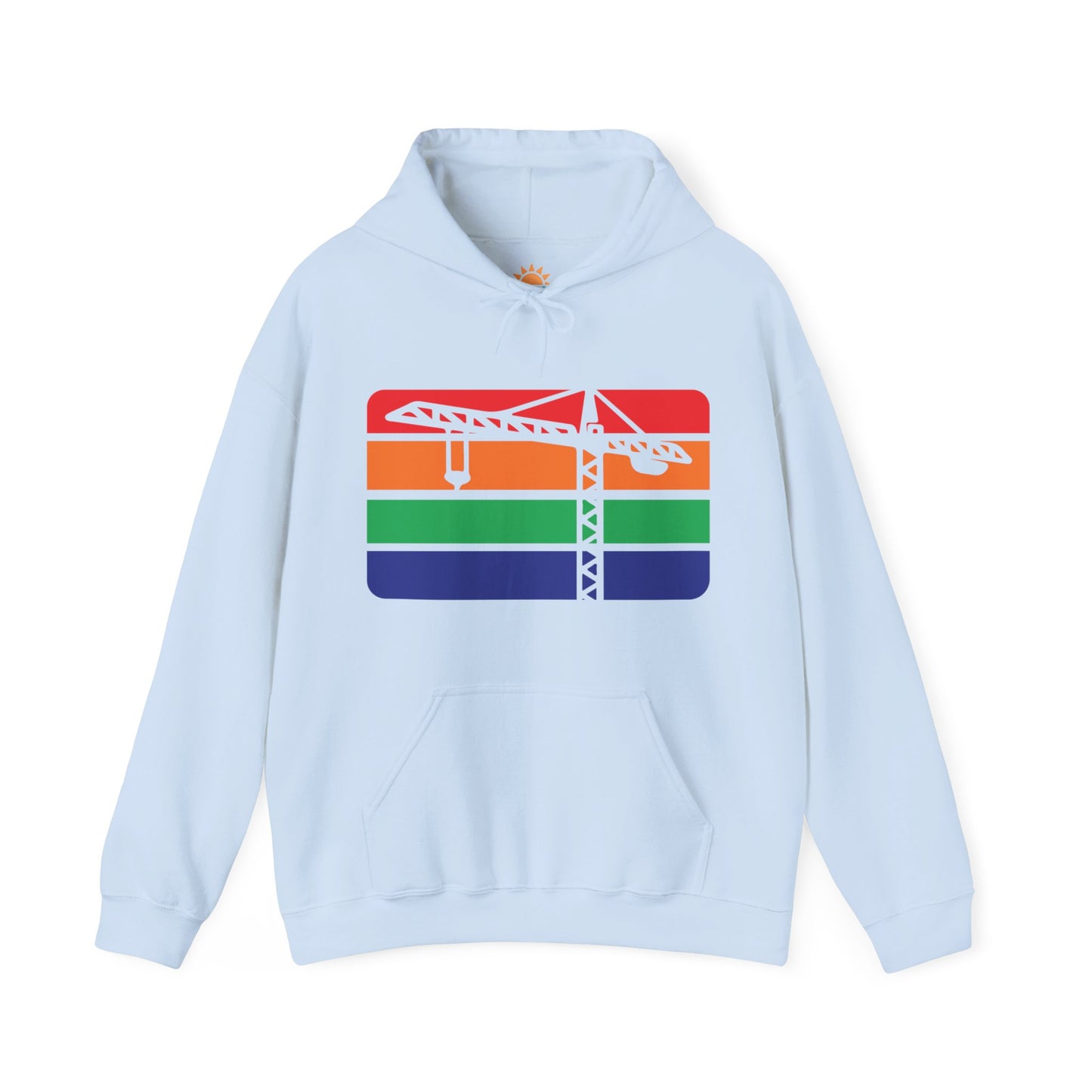 St. Pete Construction Crane Flag Hoodie