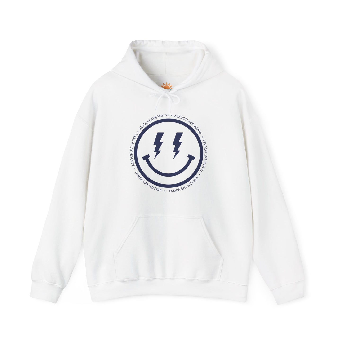 Lightning Bolt Smiley Face Hoodie