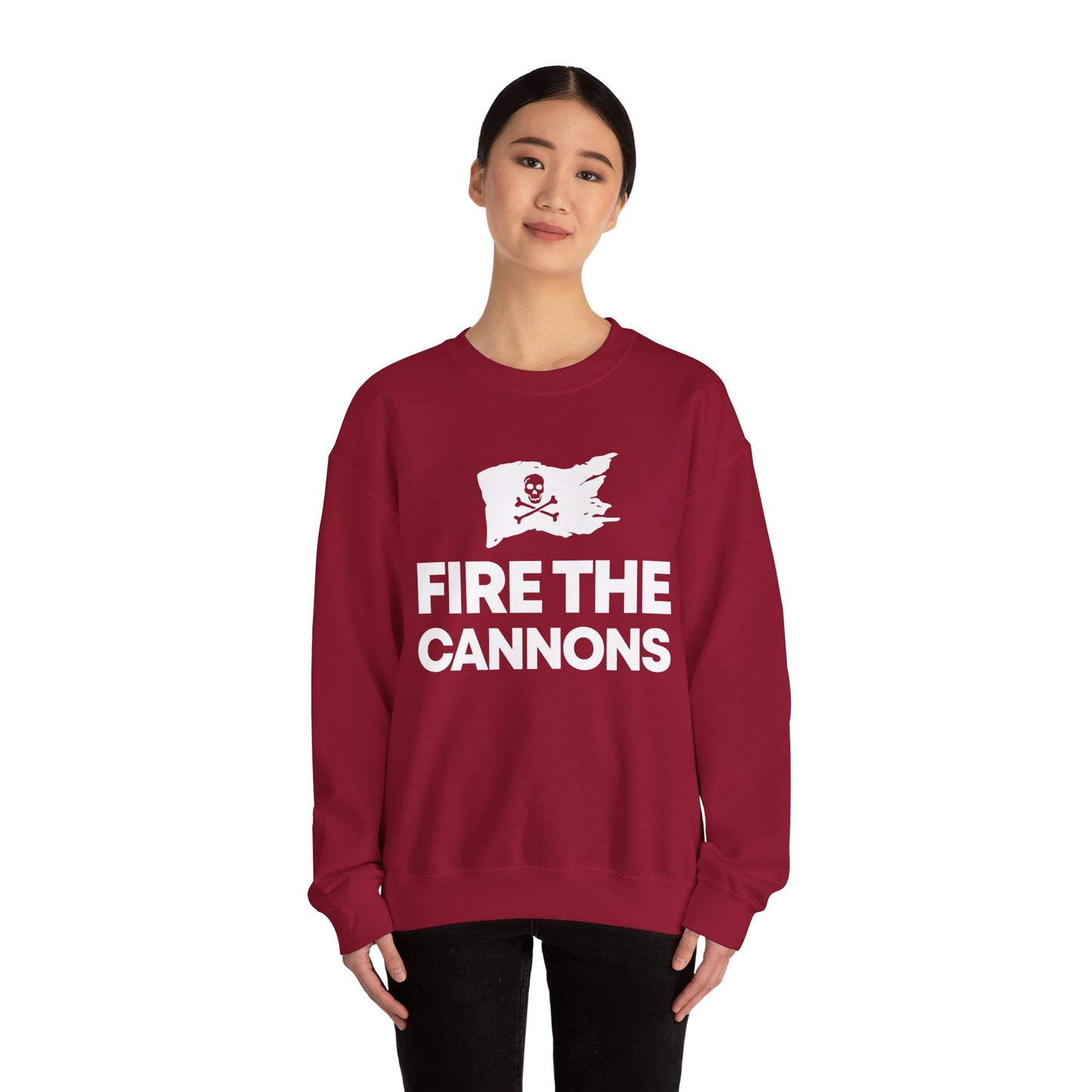 Fire The Cannons Flag Crewneck Sweatshirt