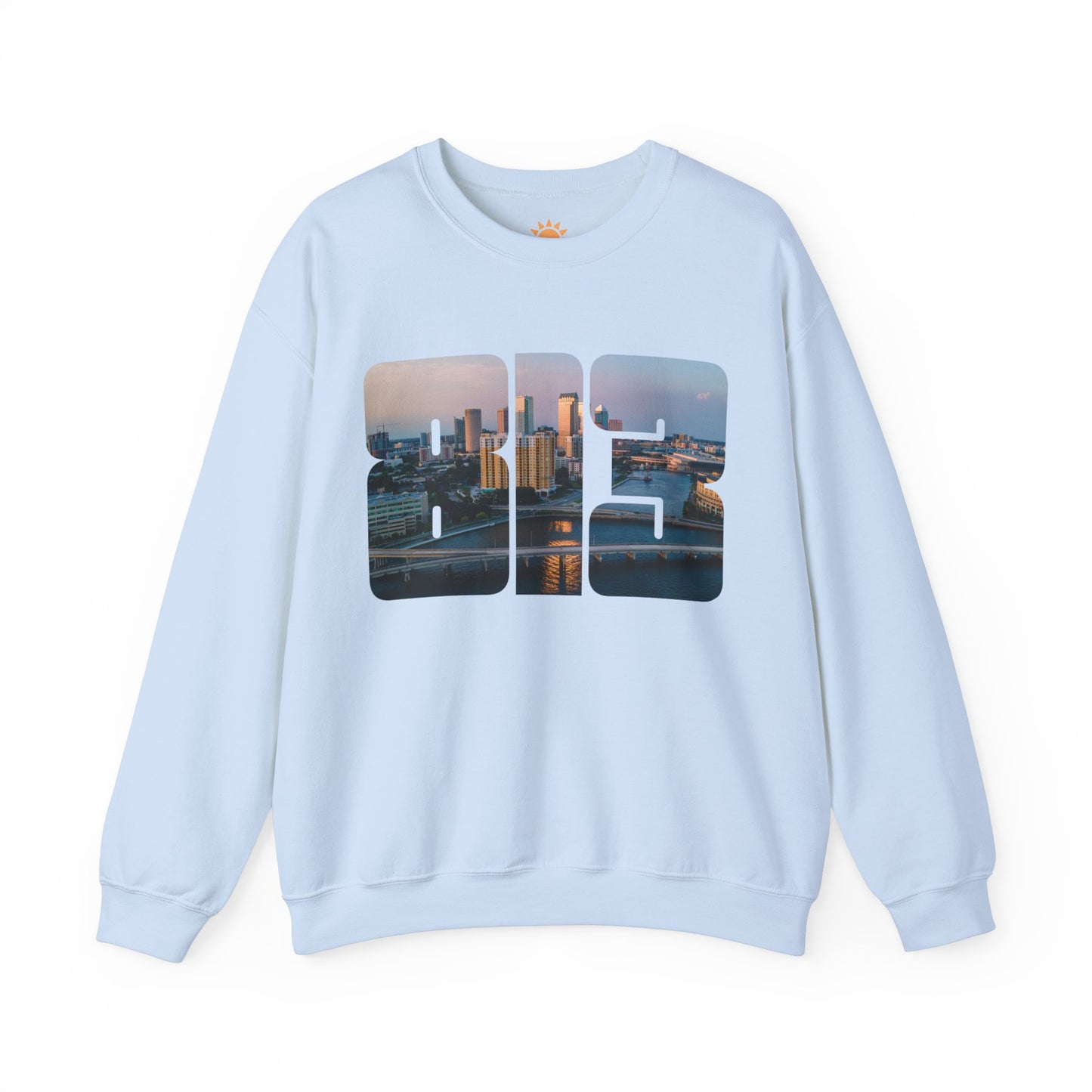 813 Sunset Skyline Crewneck Sweatshirt