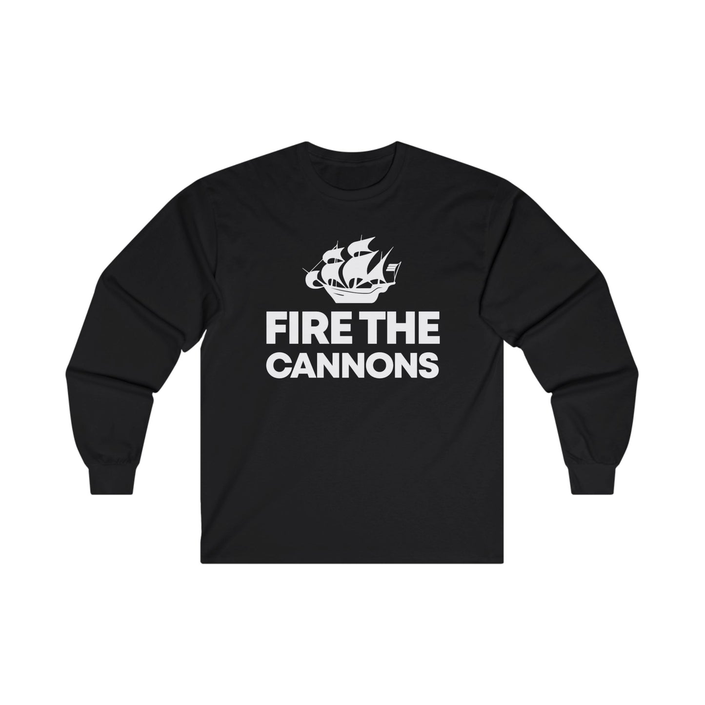 Fire The Cannons Ship Long Sleeve T-Shirt