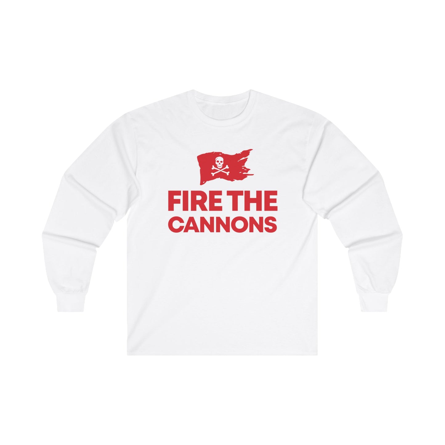 Fire The Cannons Flag Long Sleeve T-Shirt