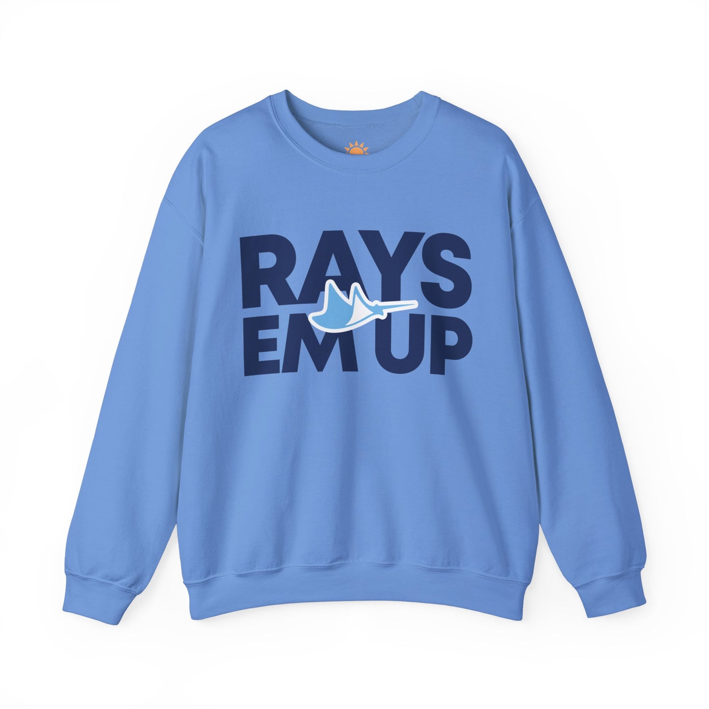 Rays Em Up Manta Ray Crewneck Sweatshirt