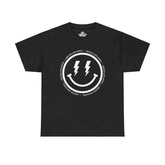 Lightning Bolt Smiley Face T-Shirt