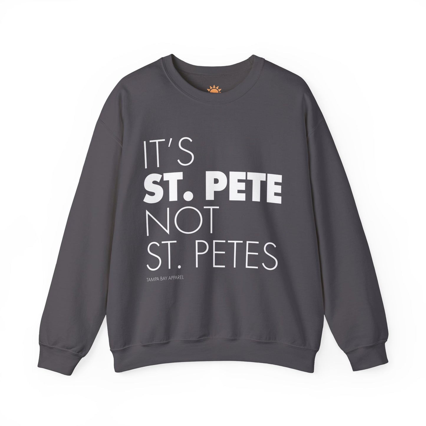 It's St. Pete not St. Petes Crewneck Sweatshirt
