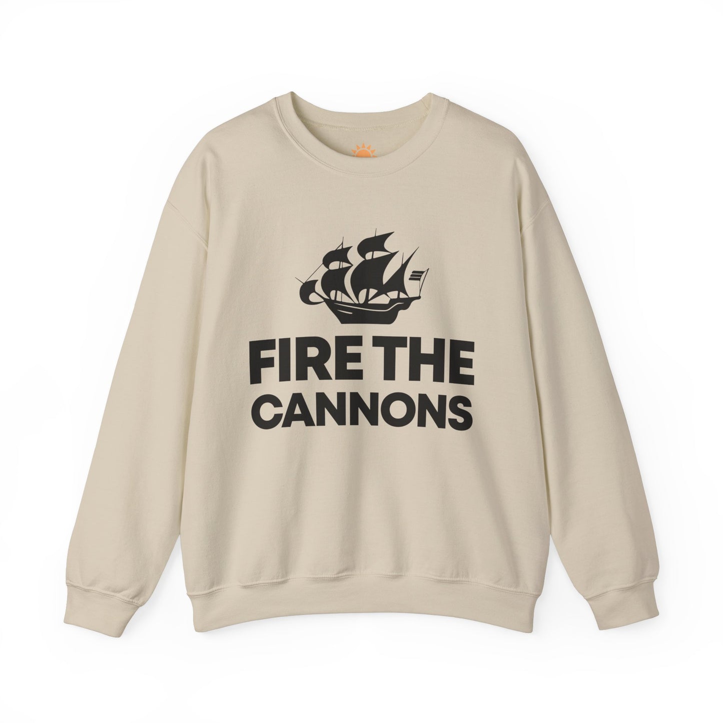 Fire The Cannons Ship Crewneck Sweatshirt