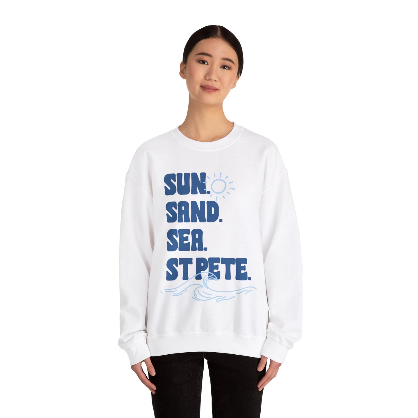 Sun Sand Sea St. Pete Crewneck Sweatshirt