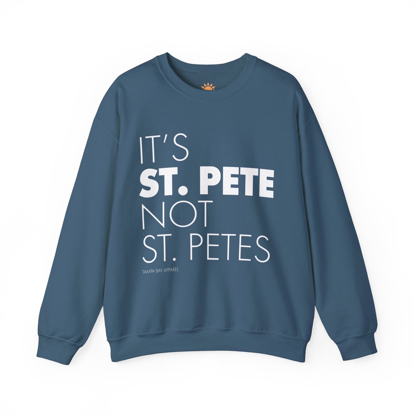 It's St. Pete not St. Petes Crewneck Sweatshirt
