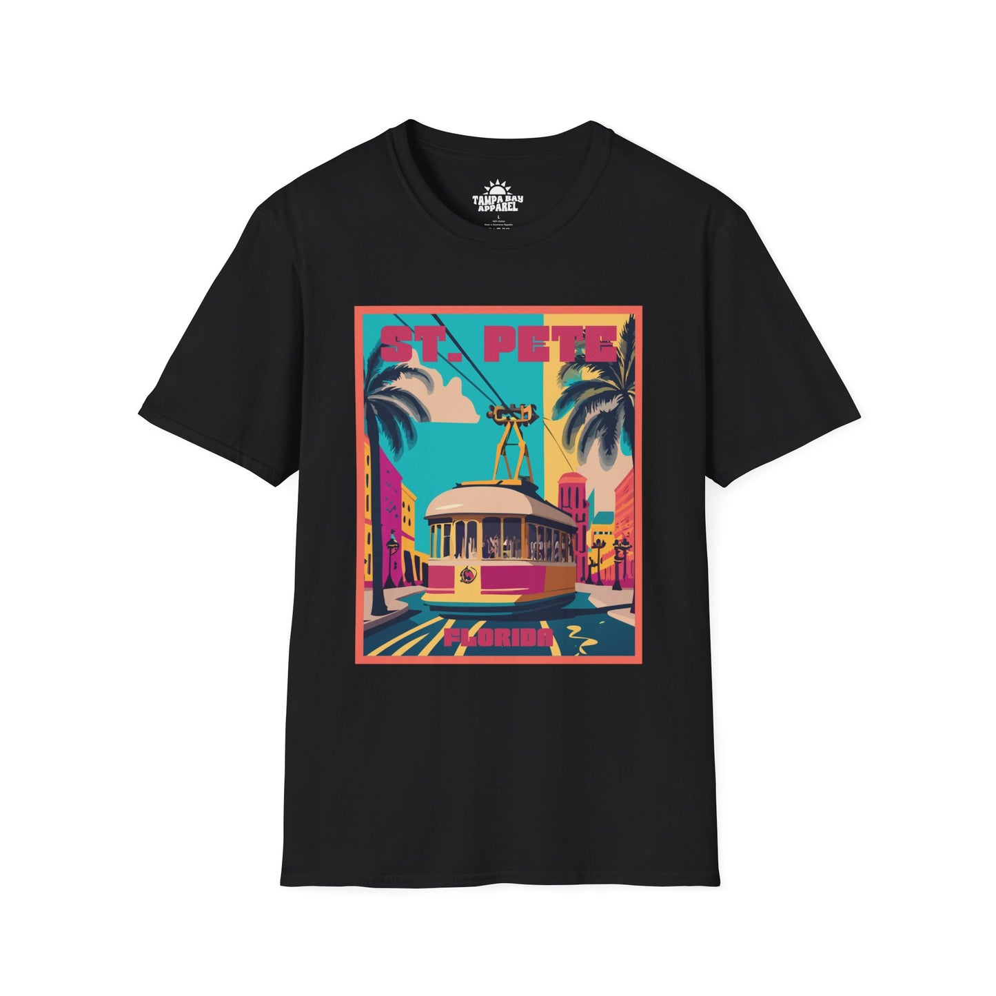 St. Pete Retro Trolley T-Shirt