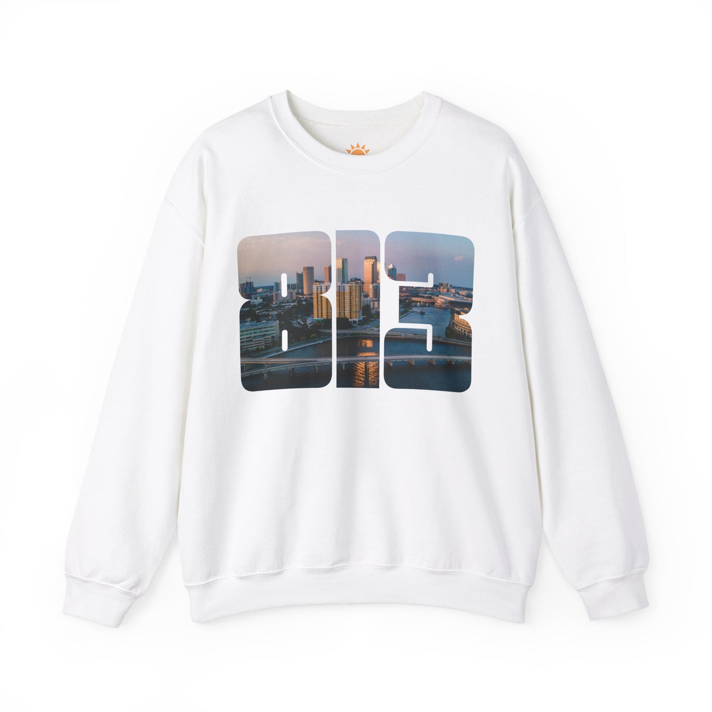 813 Sunset Skyline Crewneck Sweatshirt